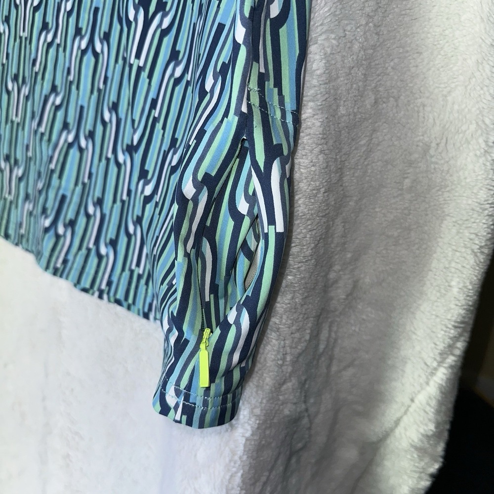 Title Nine Dress L Blue Green‎ Diamalete Stretch Hiking Athleisure Performance - Picture 7 of 8